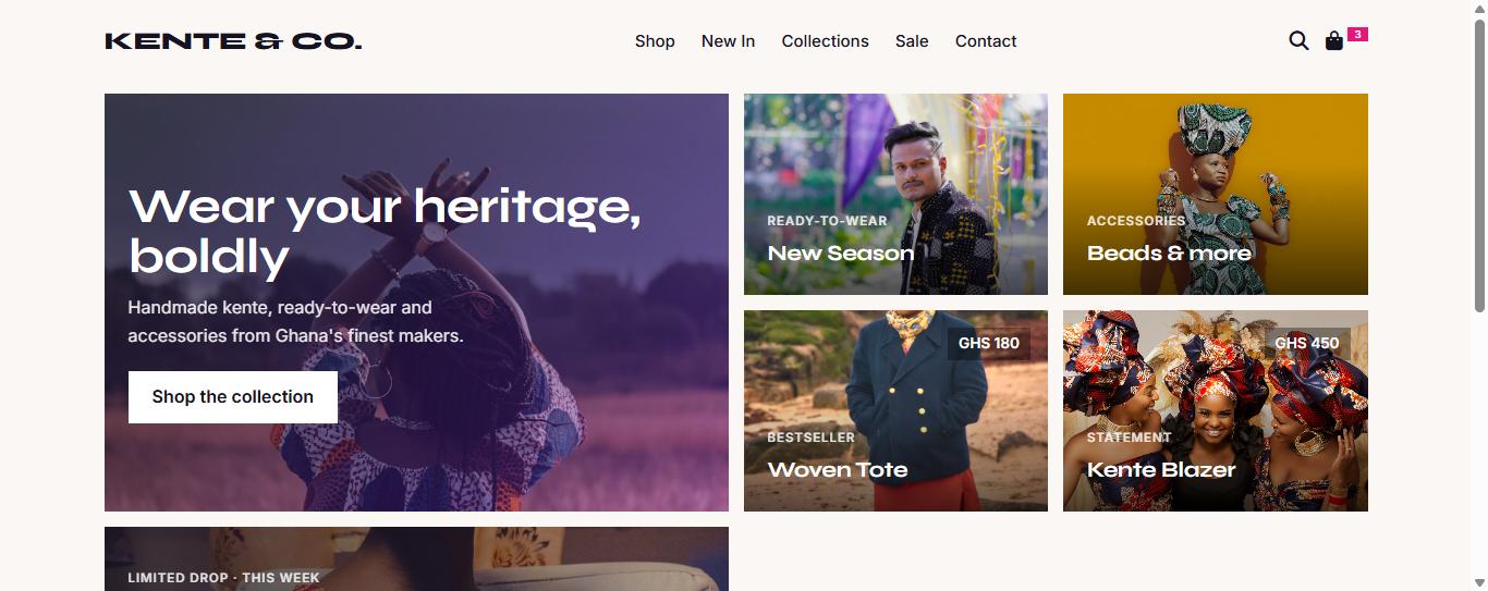 Online Shop website template